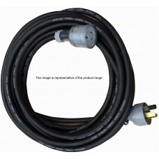  20 Amp, 240V 10m Single Phase  Extension Lead Rubber Insulated