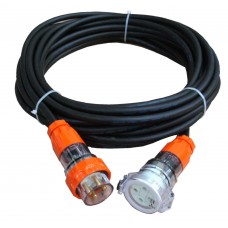 32 Amp 10m "Construction" Extension Lead: 3 Phase,4 pin,415V