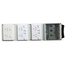 Commercial Portable Power Distribution Board- 20A 3 phase to 240V 10A,15A  and USB charging sockets