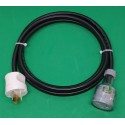  20 Amp 3 Pin Single Phase Extension Leads (Flat Pin)