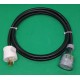  20 Amp 3 Pin Single Phase Extension Leads (Flat Pin)