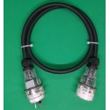 3 Pin 20 Amp Commercial Extension Leads, Rubber Insulated.