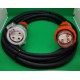 3 Pin 20 Amp Light Duty Single Phase Industrial Extension Leads 