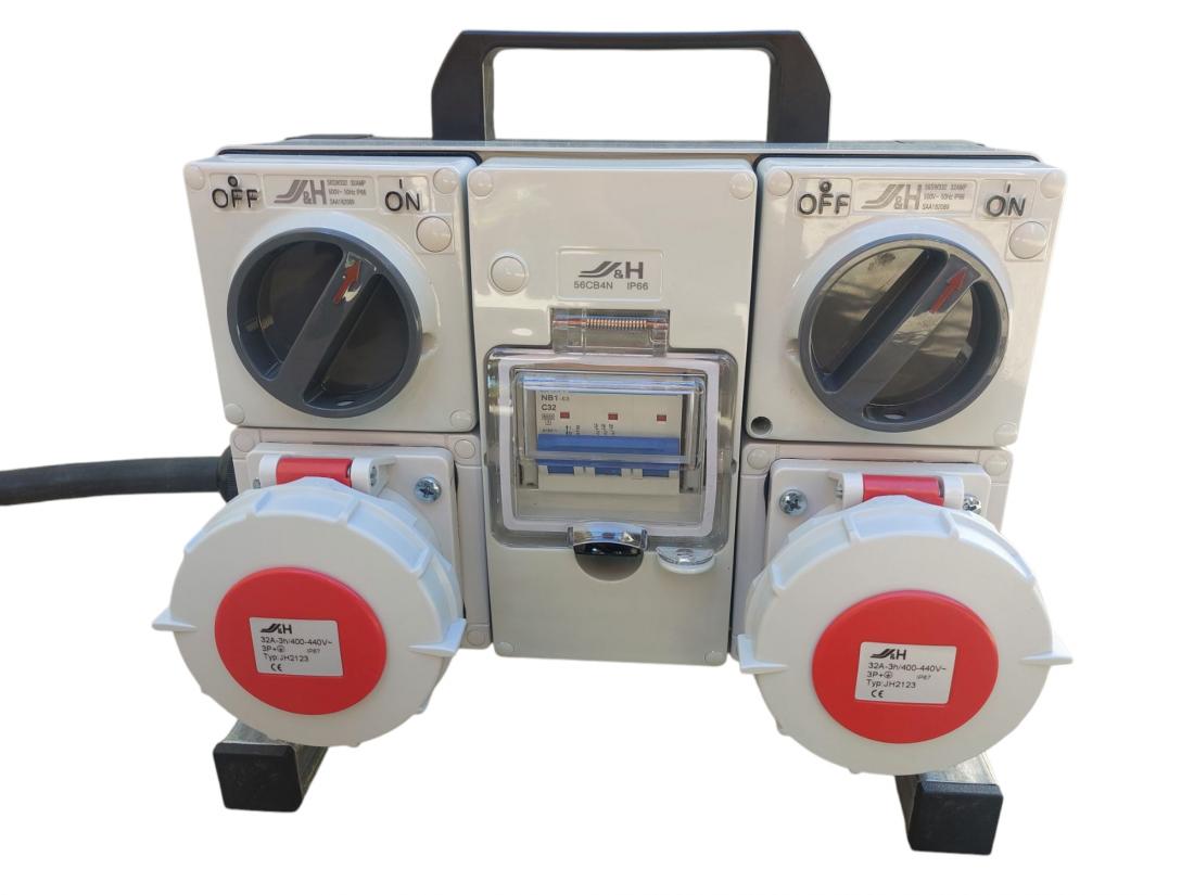 32A 3 Phase “Reefer” Double Adapter
